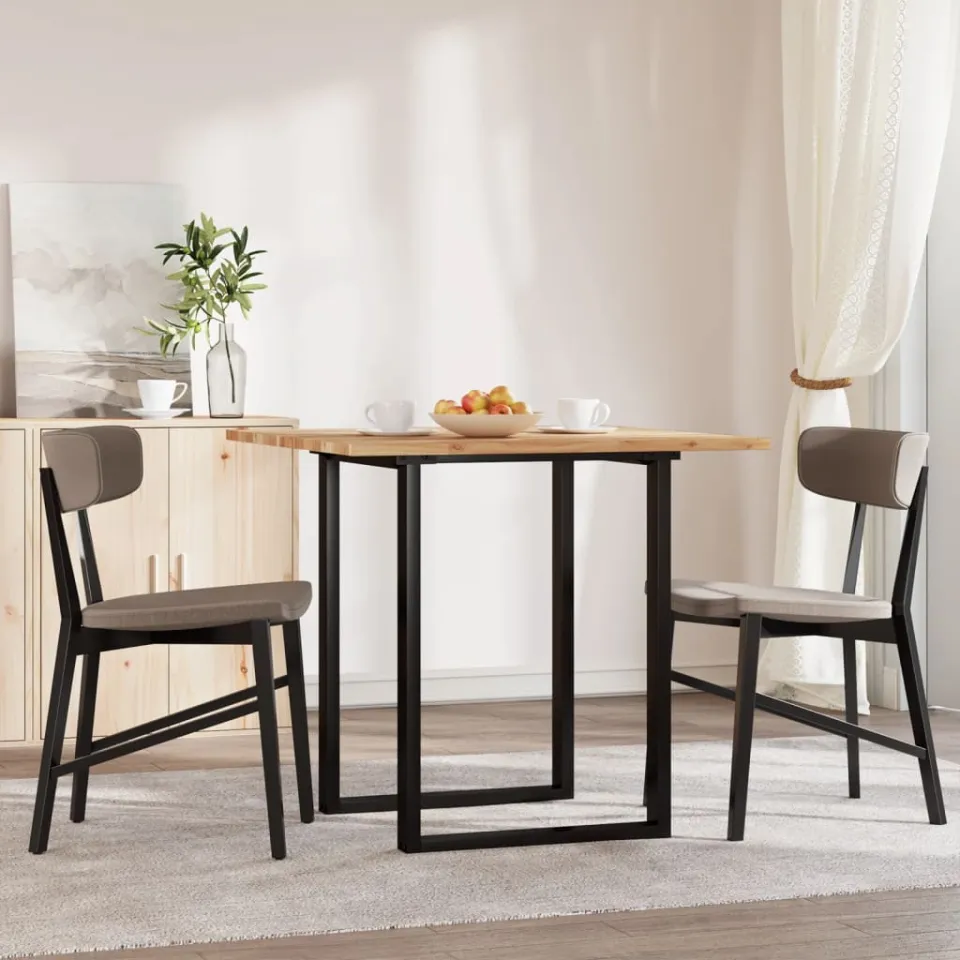 vidaXL Tafelblad vierkant 80x80x2 cm massief acaciahout bruin, foto 2
