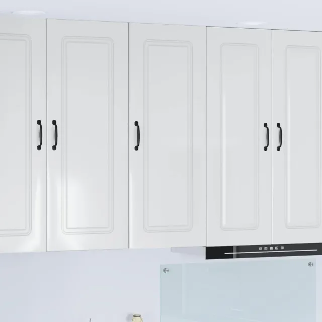 vidaXL Vaatwasserpaneel KALMAR Hoogglans wit 40 x 31 x 100 cm