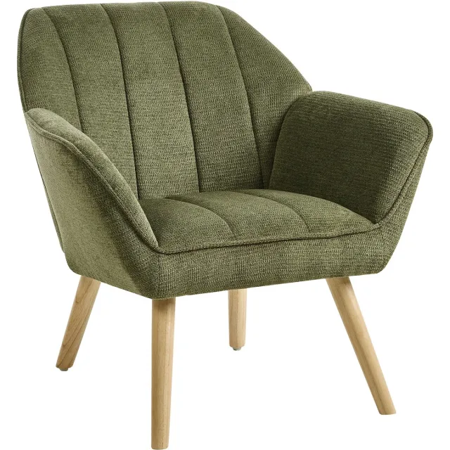 Beliani TORUD - Fauteuil - Groen - Polyester