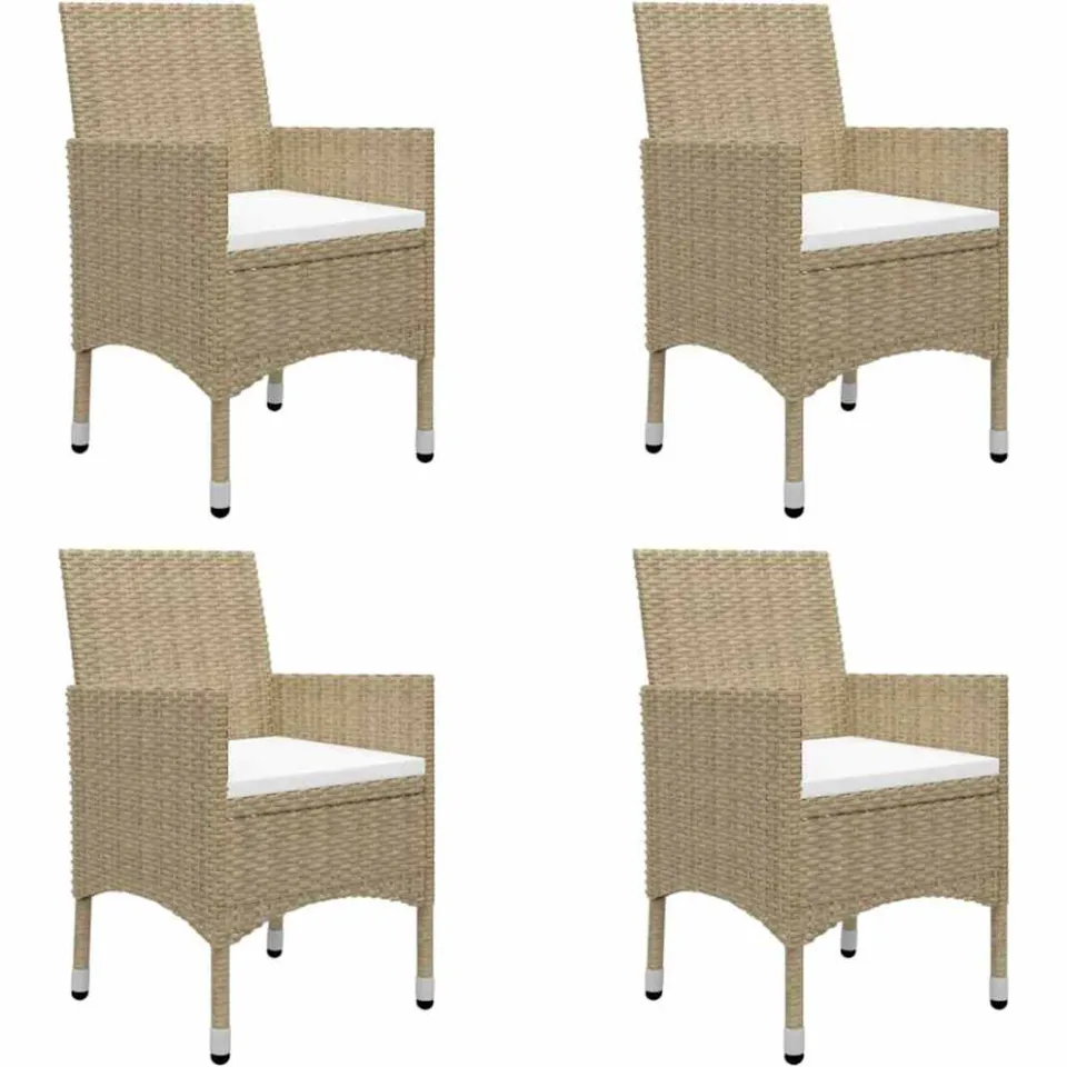 vidaXL 5-delige Tuinset beige, foto 2