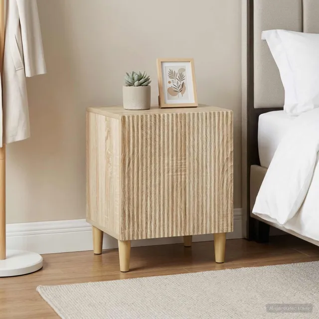 vidaXL Nachtkastje 2 st Sonoma Eiken 43 x 34,5 x 50 cm Bewerkt hout Bruin