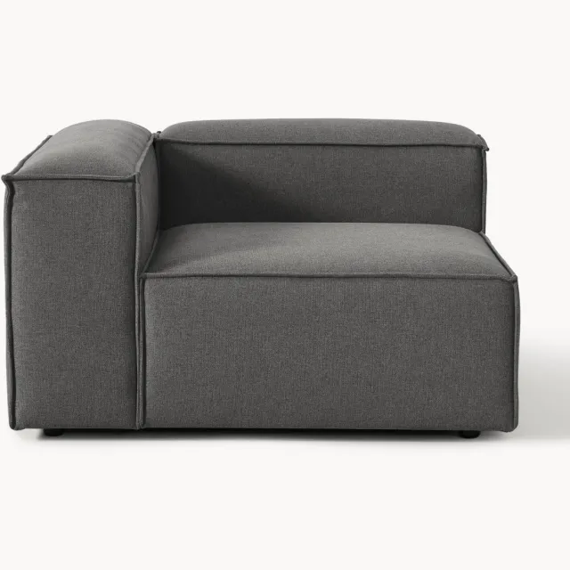 Westwing Collection Hoekmodule Lennon Antraciet