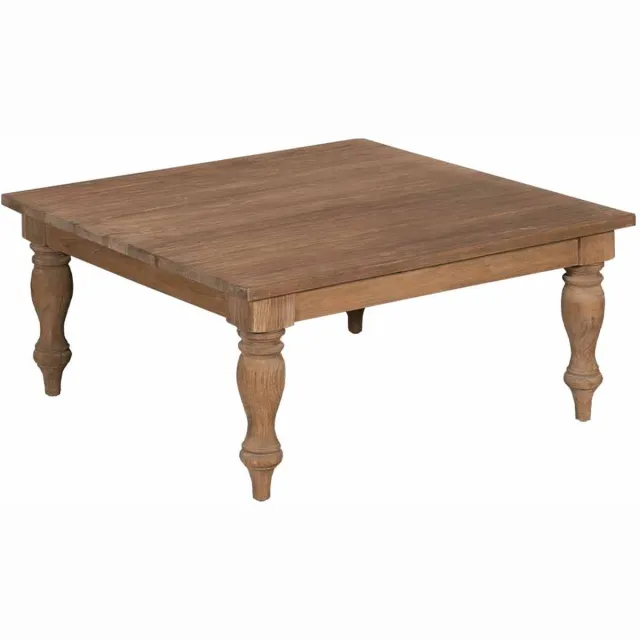 Tower Living Bologna Salontafel vierkant teakhout 100x100x45 cm - Naturel