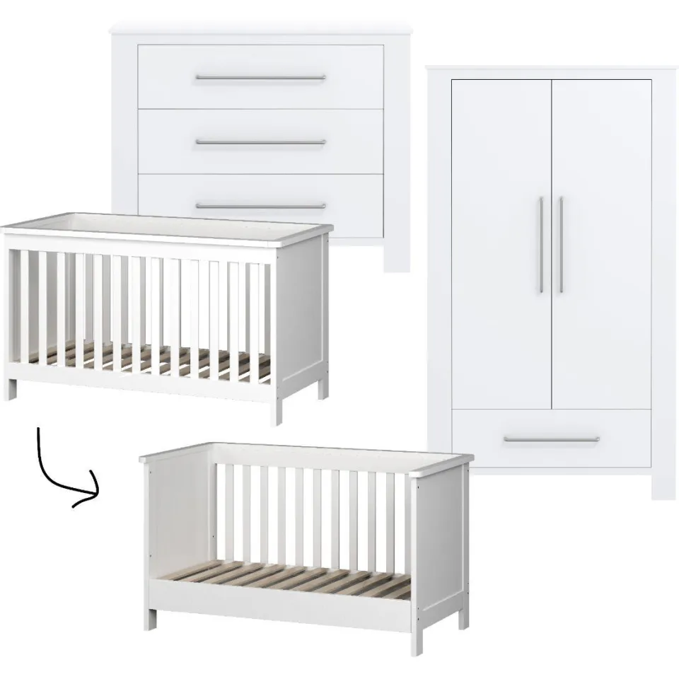 Cabino meegroei babykamer Noël (3-delig) wit, foto 5