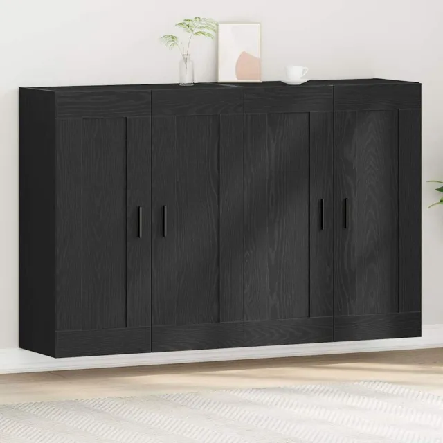 vidaXL Wandkast 2 st Artisan Eiken 69,5 x 34 x 90 cm Bewerkt hout, foto 2