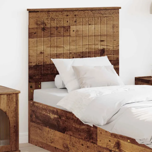 vidaXL Hoofdbord Oud Hout Bewerkt hout Bruin