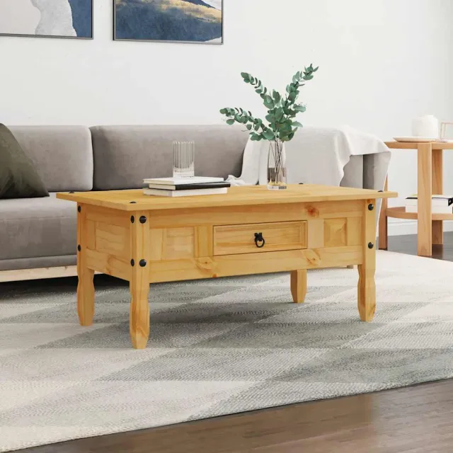 vidaXL Salontafel Mexicaans grenenhout Corona-stijl 100x55x44 cm bruin, foto 2