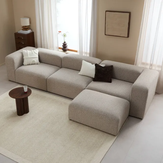 Studio LIVIT Ylva 4-zitsbank beige, foto 2