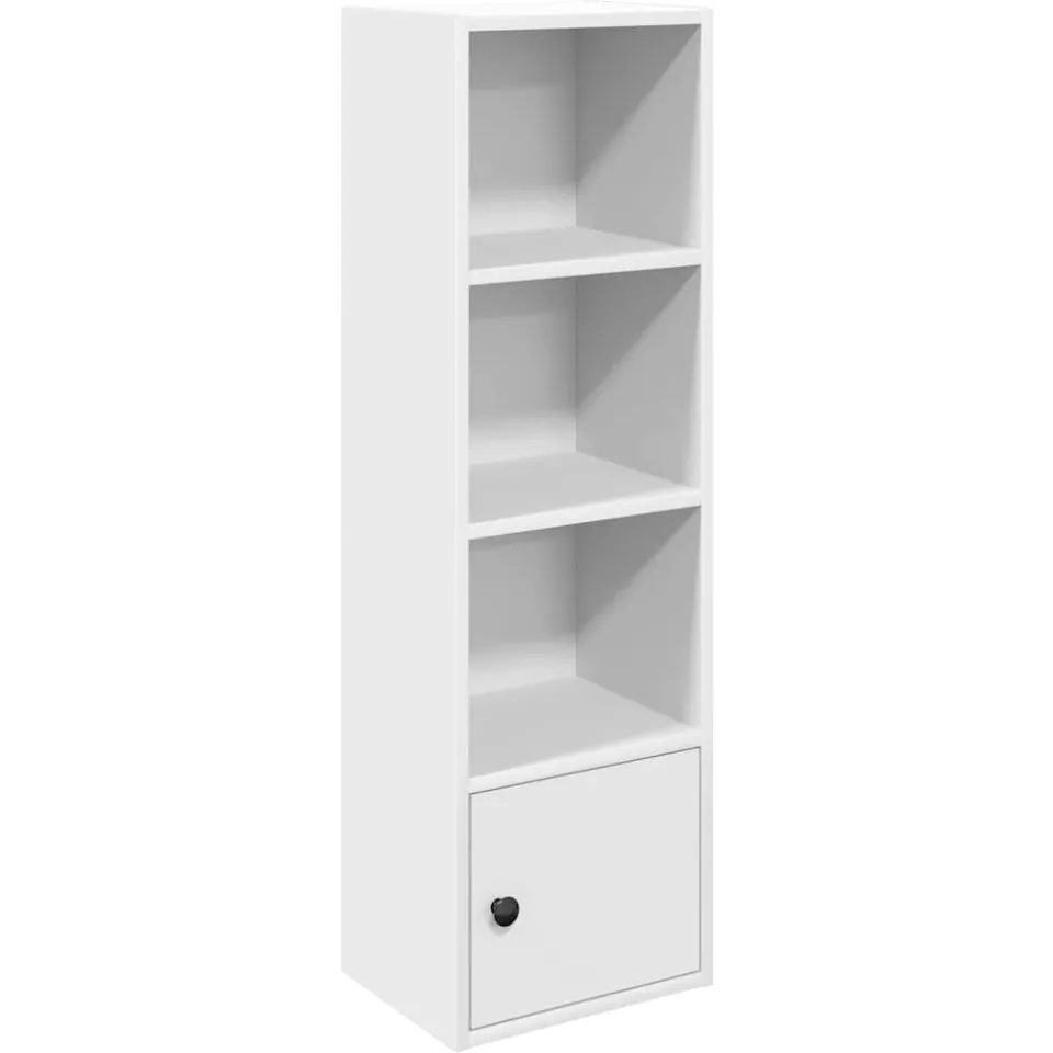 vidaXL Boekenkast 31x24x102 cm bewerkt hout wit, foto 3