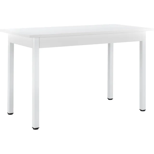 en.casa Eettafel Den Haag 120x60x75 cm wit [en.casa]