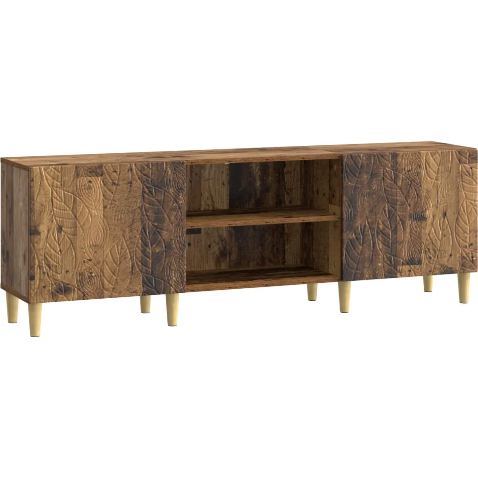 vidaXL TV-kast 150 x 31 x 50 cm Oud hout Bewerkt hout Bruin