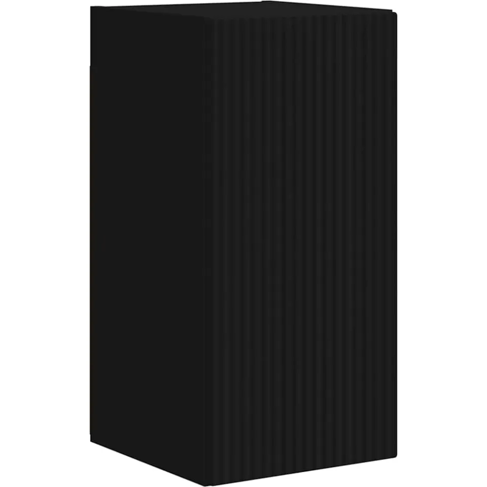 vidaXL TV Wandkast 30 x 31 x 60 cm Zwart Bewerkt hout, foto 3