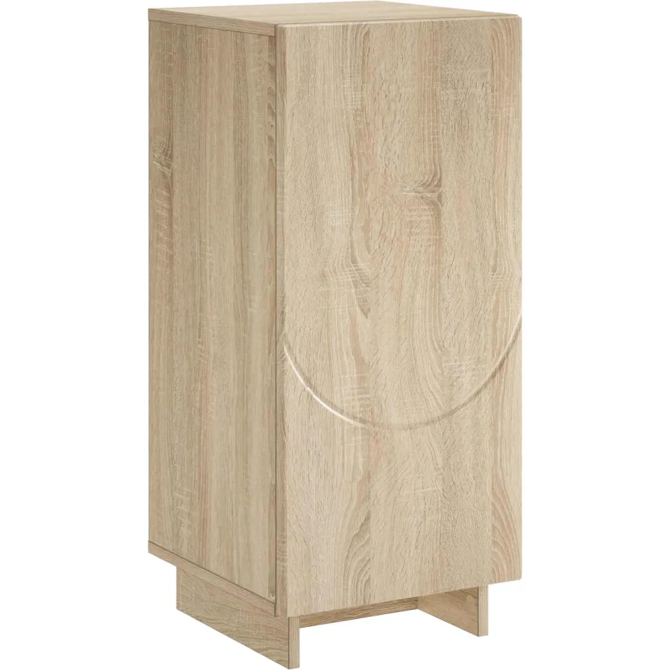 vidaXL Dressoir Sonoma Eiken 33,5 x 34,5 x 75 cm Bewerkt hout, foto 3