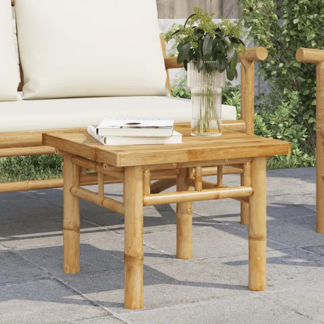 vidaXL Salontafel 45x45x35 cm bamboe Bruin