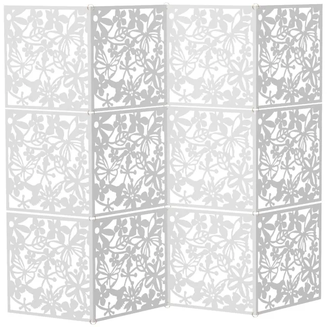 Veya Roomdivider - Kamerscherm - Wit - 40x40 cm - 12 Panelen