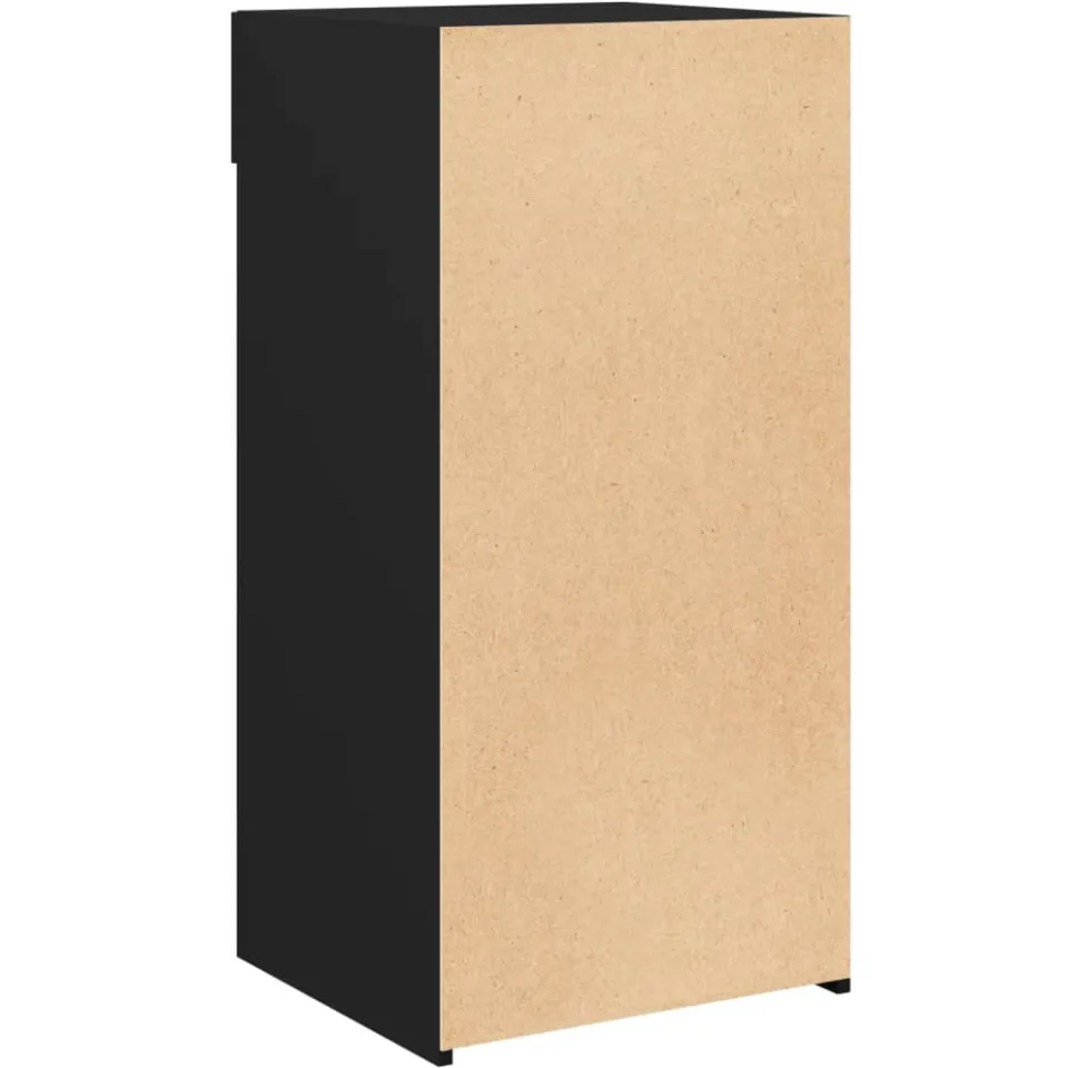 vidaXL Dressoir 45x42,5x93 cm bewerkt hout zwart, foto 4