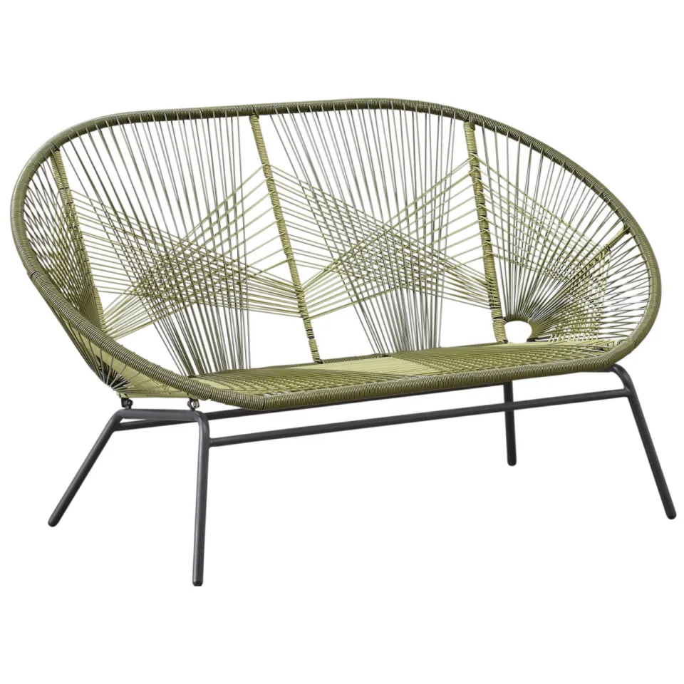NOUS Garden tuinbank Miami kaki/zwart, foto 4