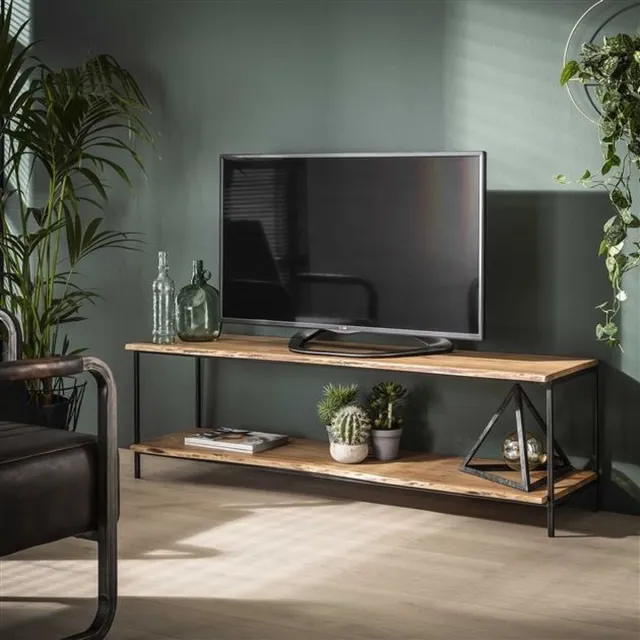Dimehouse Industrieel TV Meubel Morin Acaciahout 150x40x45
