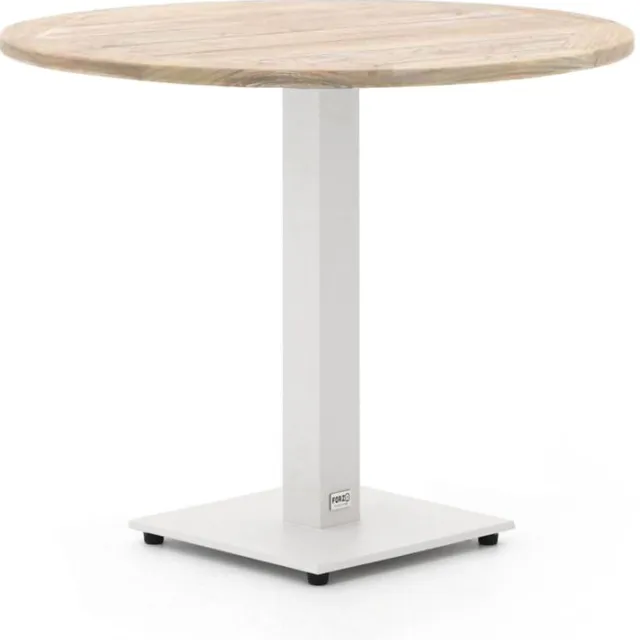 Forza Furniture Forza Orta tuintafel ø85cm (h:75cm) Wit