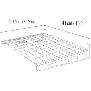 Garage Serie Ar Shelving Metalen Draadplank 43x22 Cm grijs, foto 5