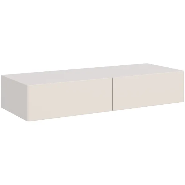 Selsey Olio – Hangende kaptafel met 2 lades - kasjmier - 110cm Kasjmierbeige