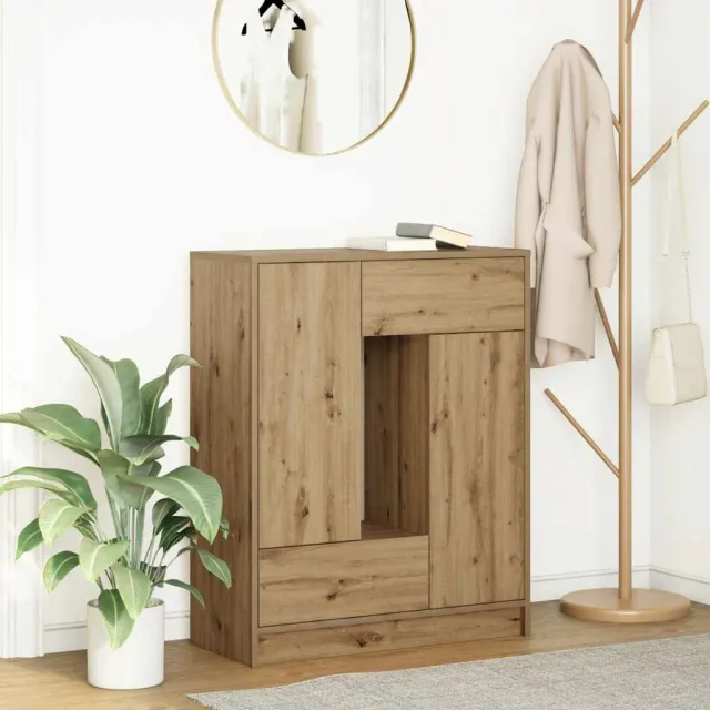 vidaXL Dressoir met lades en deuren 73x31x90 cm ambachtelijk Bruin