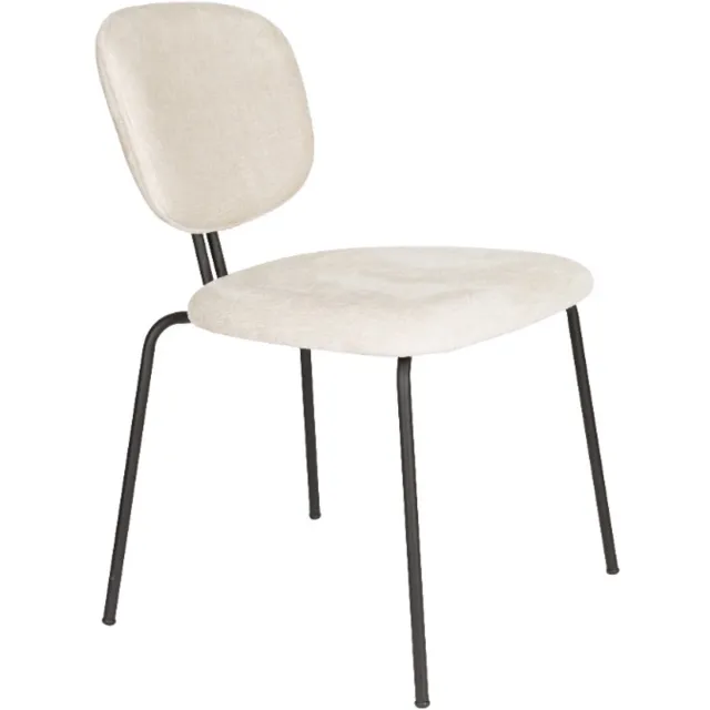 AnLi Style Chair Bouton Off-White - set van 2 Off White