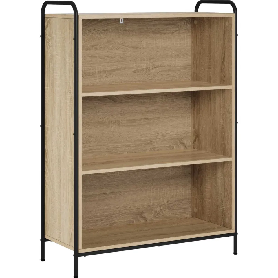 vidaXL Boekenkast 55,5 x 33 x 174 cm Bewerkt hout Sonoma Eiken, foto 3