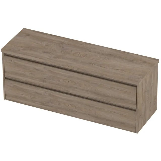Proline Deck Badmeubelset Symmetrisch 140x46x55 cm Raw Oak Eiken