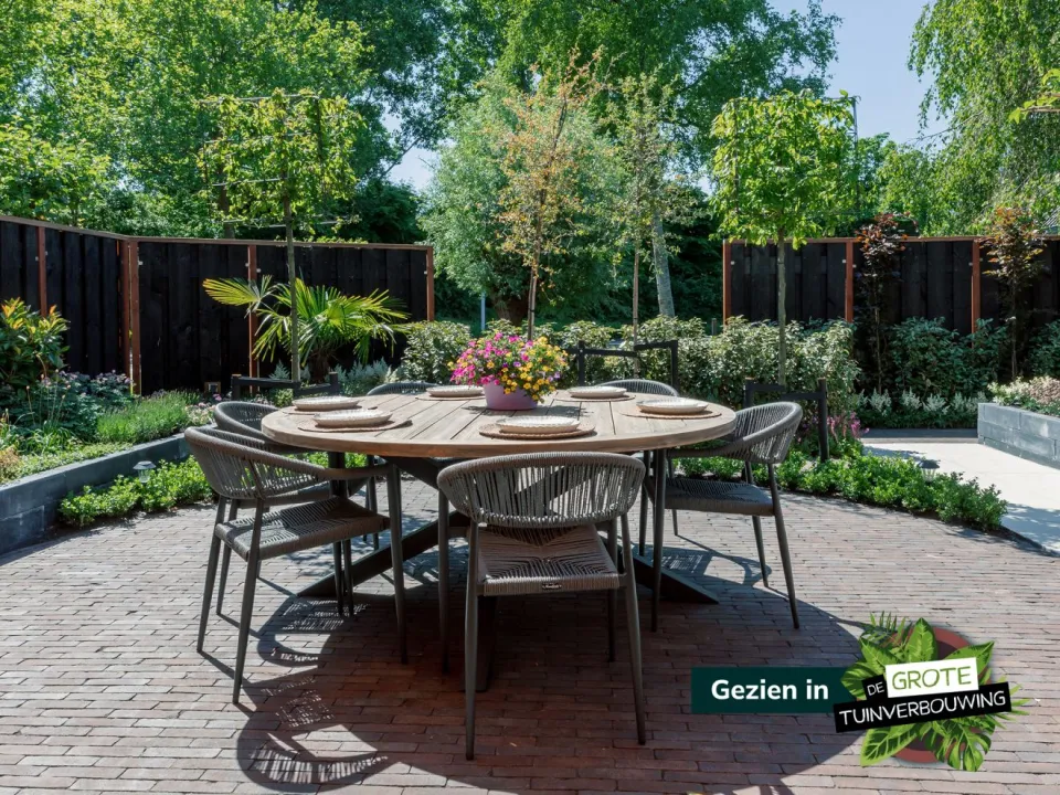 Manifesto Furniture Manifesto Belpasso dining tuinstoel stapelbaar grijs, foto 4