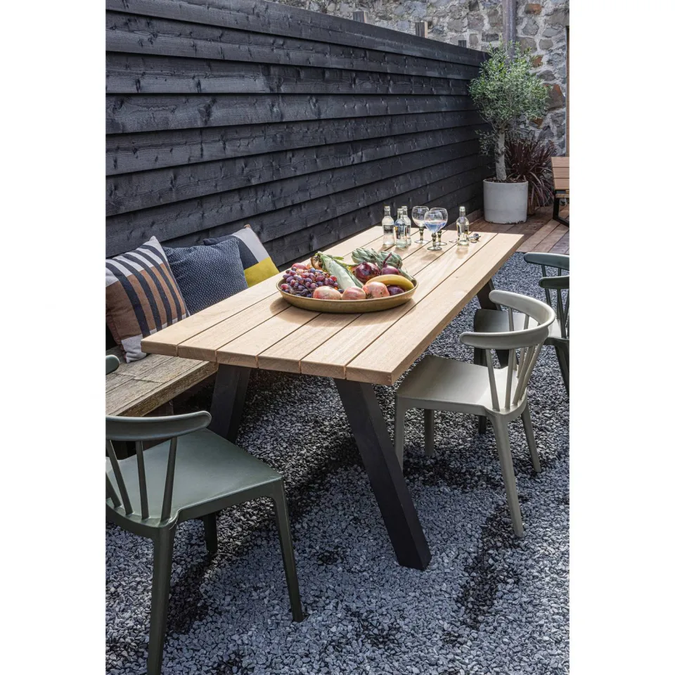 WOOOD Tablo tuintafel met A-poot naturel, foto 2
