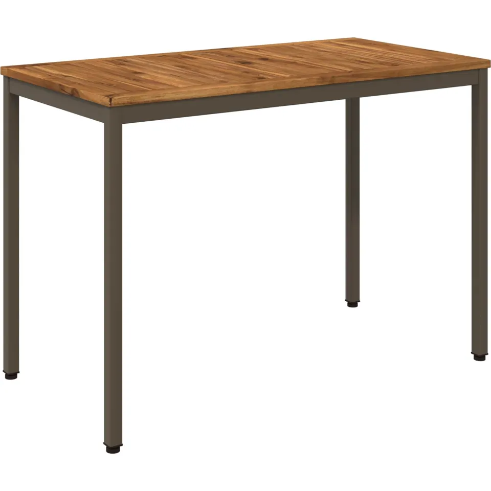 vidaXL Tuindiner tafel NAARDEN Natuurlijk en Koffie 108,5 x 55 x 75 cm bruin, foto 3