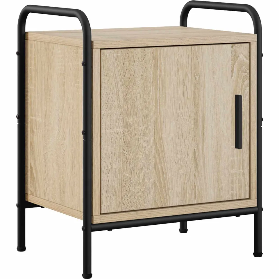 vidaXL Nachtkastje 2 st Sonoma Eiken 40 x 30 x 50 cm Bewerkt hout