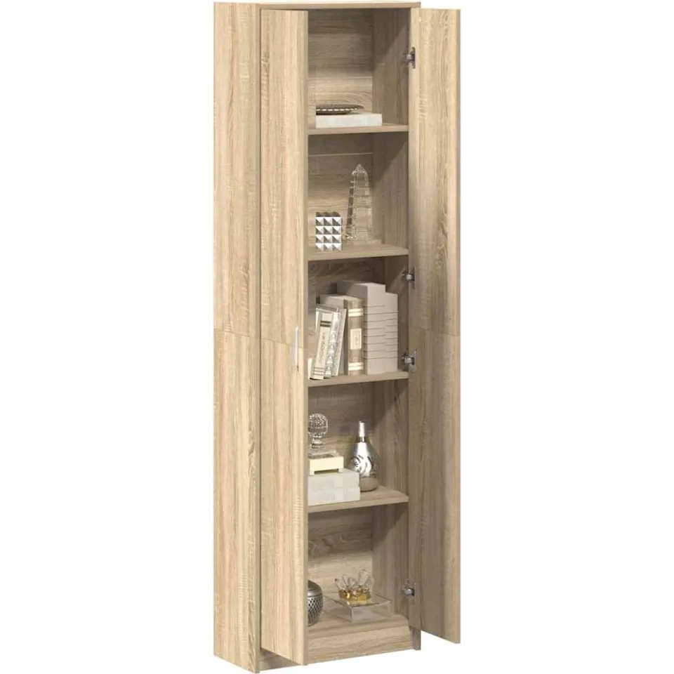 vidaXL Kledingkast Sonoma Eiken 55 x 25 x 189 cm Bruin