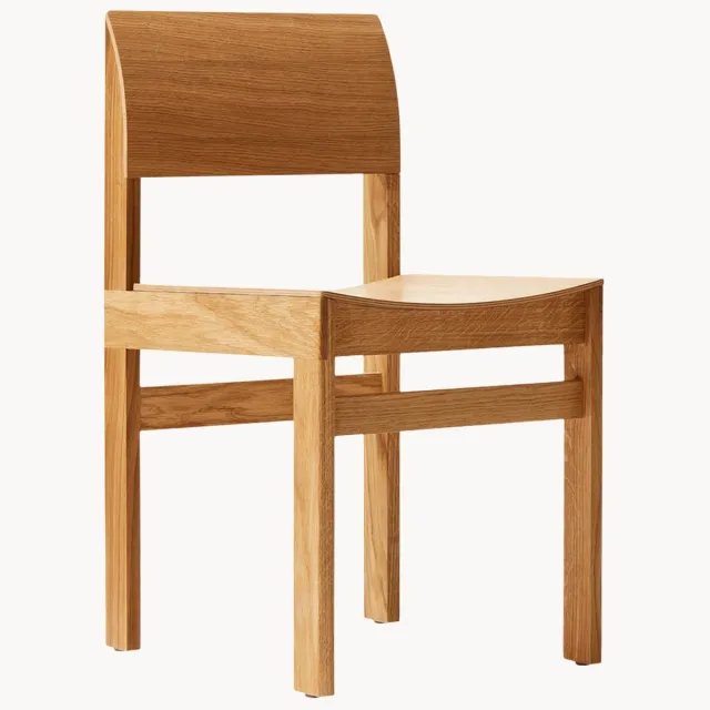 Form & Refine Eikenhouten stoel Sonder Beige