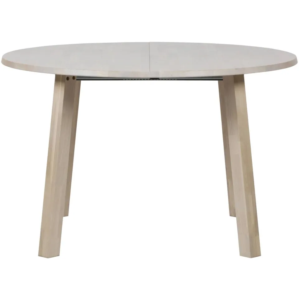 WOOOD Janne Uitschuifbare Eettafel Rond 120Ø cm - Eiken - Dakargrau, foto 5