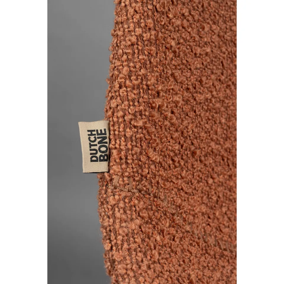 Dutchbone Franky eetkamerstoel terracotta, foto 8