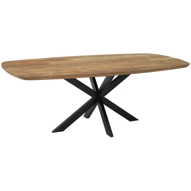 DTP Home Dining table Evo Danish oval 220,76x220x110 cm, recycled teakwood Naturel
