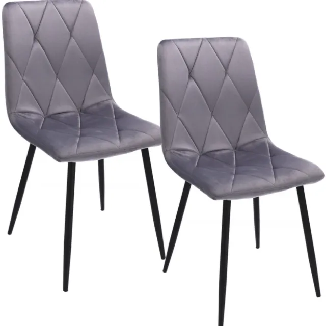 Jumi 2 x Stoel PIADO grijs (set poten + schroeven)