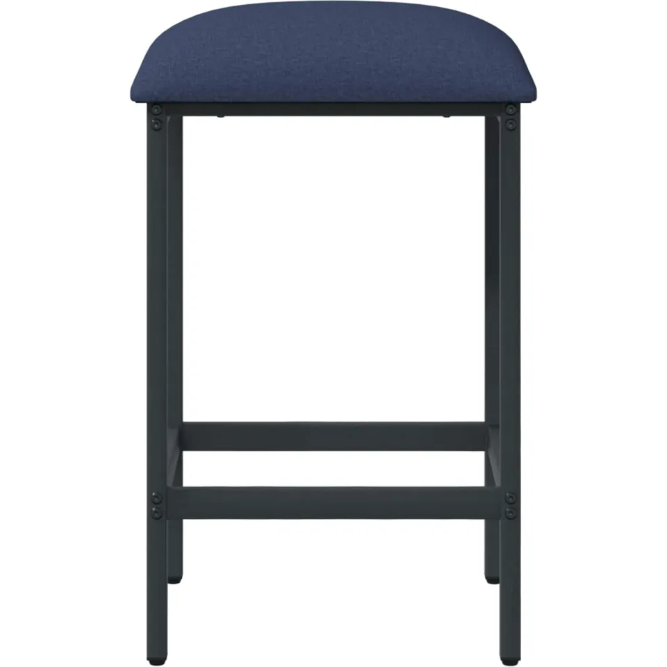 vidaXL Barkruk 2 st Blauw 40 x 32 x 64 cm Bewerkt hout