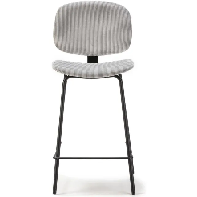 Marckeric Barkruk Arus - Zwart - 44x50x65cm - Set van 2