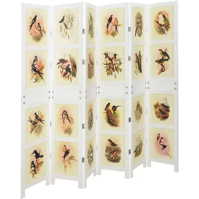 vidaXL Romdivider Paneel Wit 212 x 165 cm MDF, foto 2