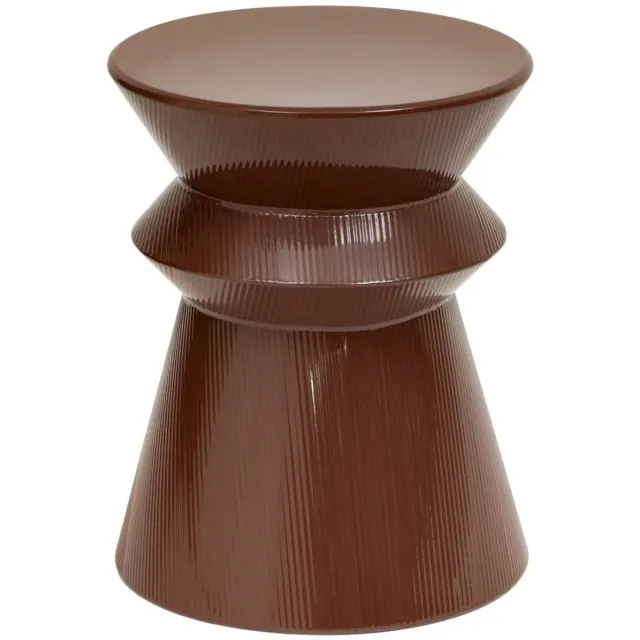 Atmosphera Créateur d'intérieur® Table d'appoint Maya ronde D.35,5cm marron
