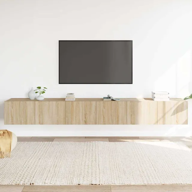 vidaXL 3-delige Tv-meubelset bewerkt hout sonoma eikenkleurig, foto 2