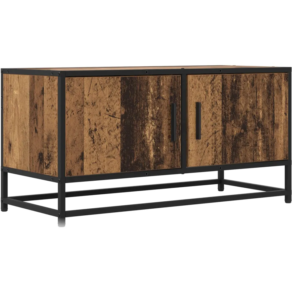 vidaXL TV-kast 80 x 34,5 x 40 cm Oud hout bruin, foto 3