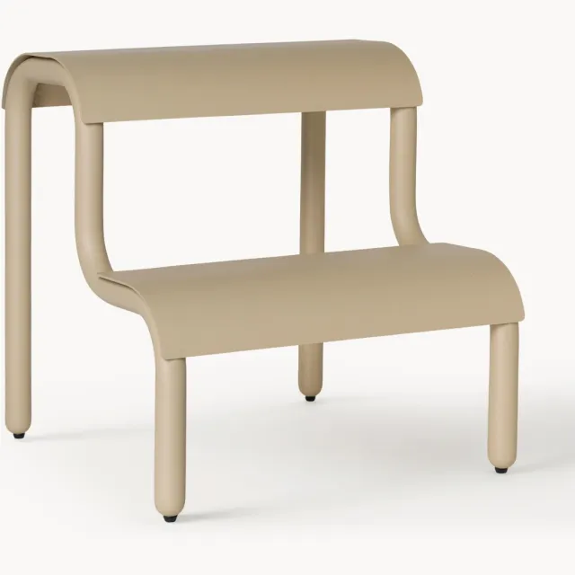 Ferm Living Metalen kinderkruk Up Step Beige