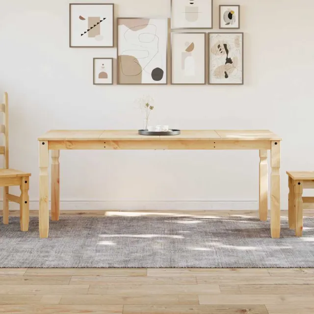 vidaXL Eettafel Corona 180x90x75 cm massief grenenhout Bruin