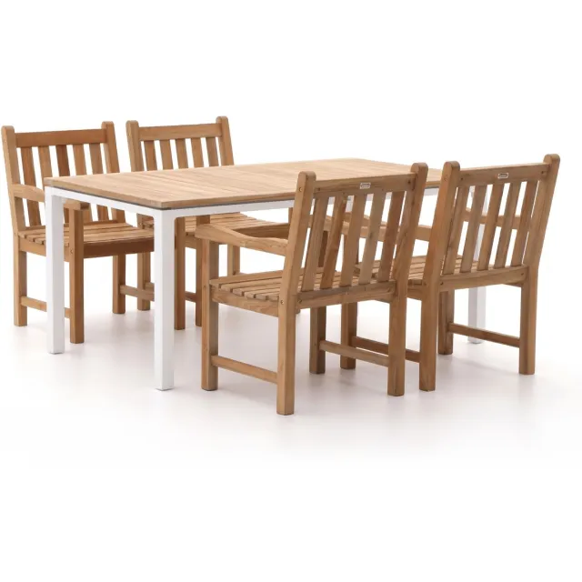 Sunyard Furniture Sunyard Wales/Linosa 180cm dining tuinset 5-delig