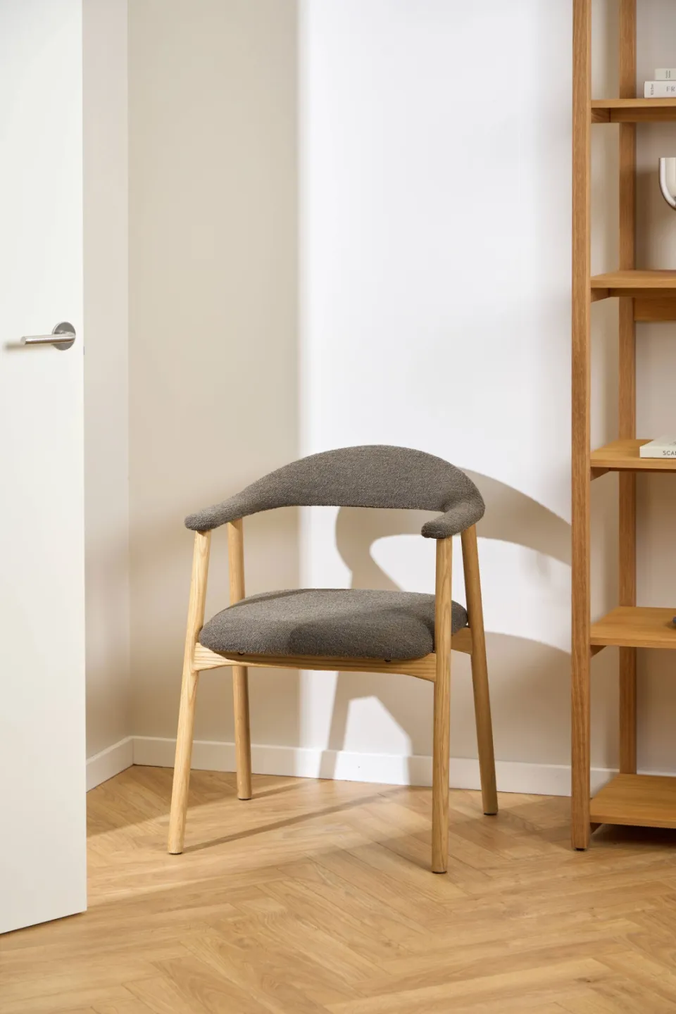 Wehkamp Home Alea eetkamerstoel taupe, foto 4