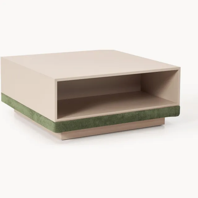 Westwing Collection Salontafel Colin Beige, Groen